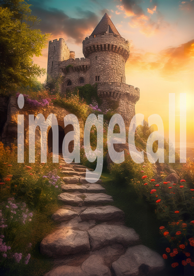 A082 Fantasy Castle Stairways (6)