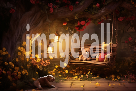 A099 Winnie the Pooh by Destiny Backdrops (10)