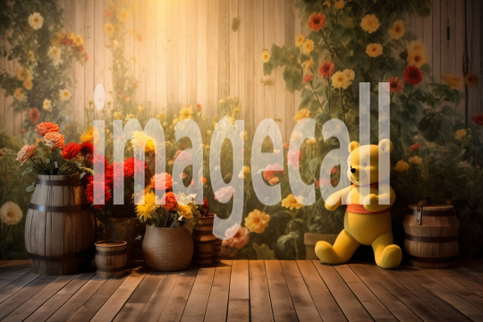 A099 Winnie the Pooh by Destiny Backdrops (4)