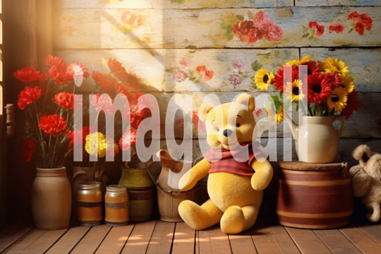 A099 Winnie the Pooh by Destiny Backdrops (9)