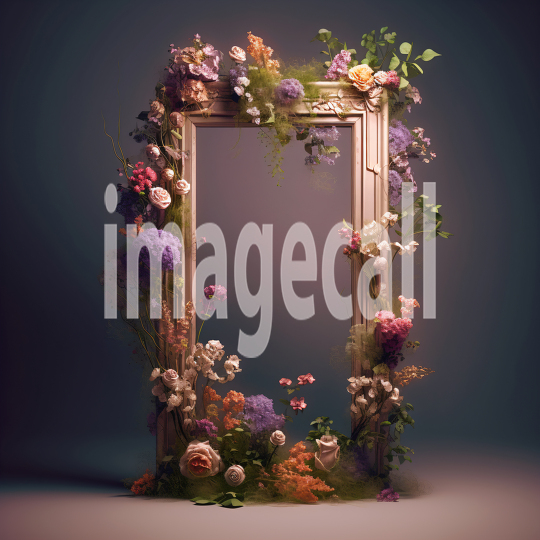 A132 Neutral Floral Frames (10)