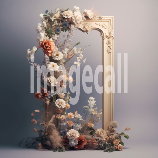 A132 Neutral Floral Frames (11)