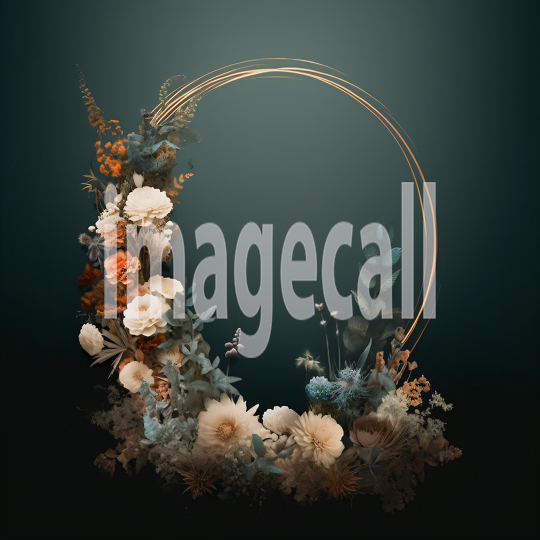 A132 Neutral Floral Frames (3)