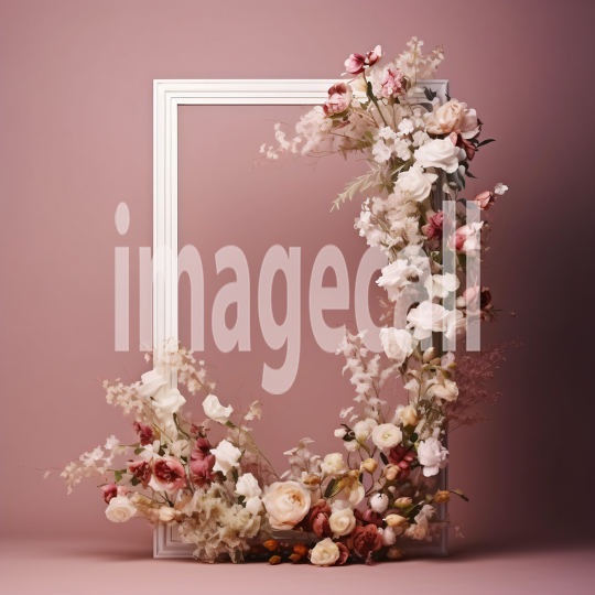 A132 Neutral Floral Frames (6)