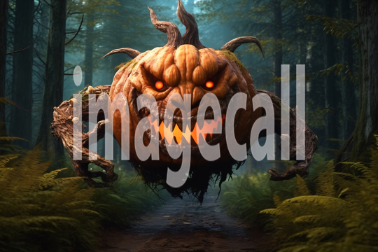 A153 Halloween Scary Pumpkin (5)