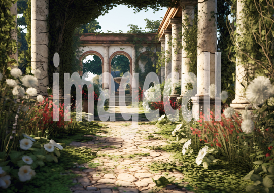A160 Victorian Garden Path - Landscape (1)