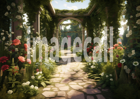 A160 Victorian Garden Path - Landscape (6)