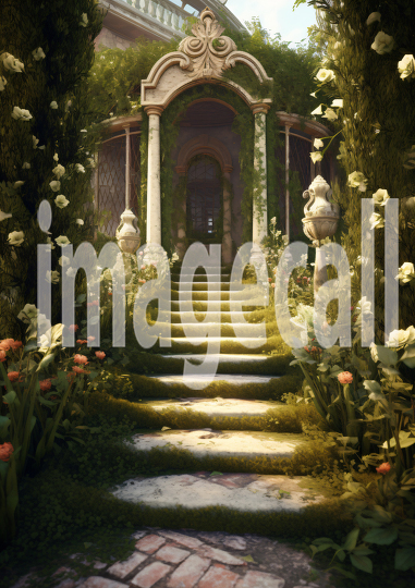 A160 Victorian Garden Path - Portrait (6)