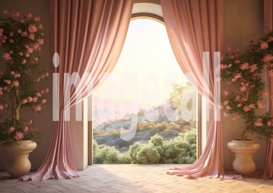 A165 Romantic Castle Window - Landscape (5)