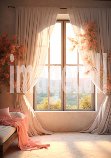 A165 Romantic Castle Window - Portrait (10)