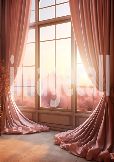 A165 Romantic Castle Window - Portrait (11)