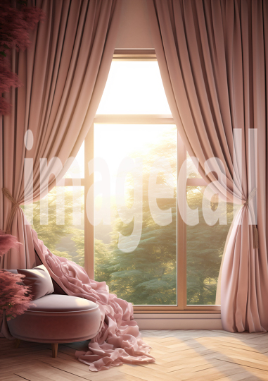 A165 Romantic Castle Window - Portrait (3)