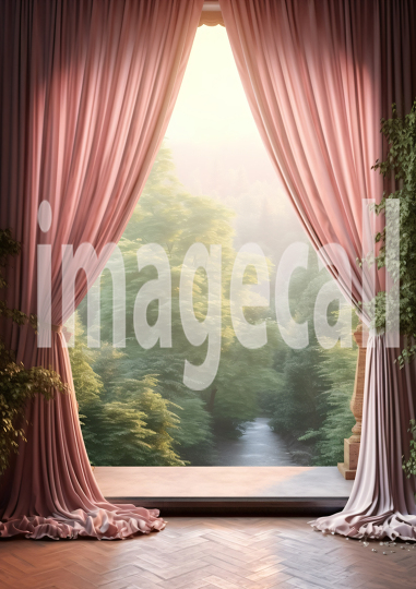 A165 Romantic Castle Window - Portrait (4)