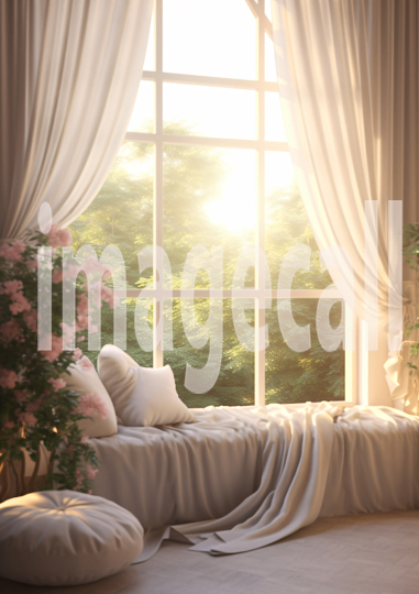 A165 Romantic Castle Window - Portrait (5)