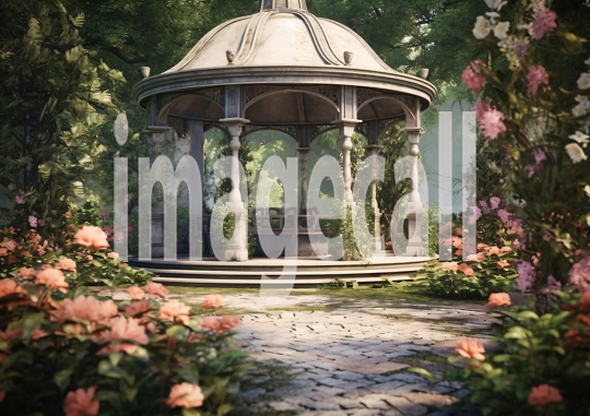 A174 Fantasy Garden Gazebo - Landscape (6)