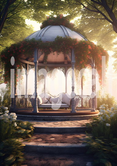 A174 Fantasy Garden Gazebo - Portrait (3)