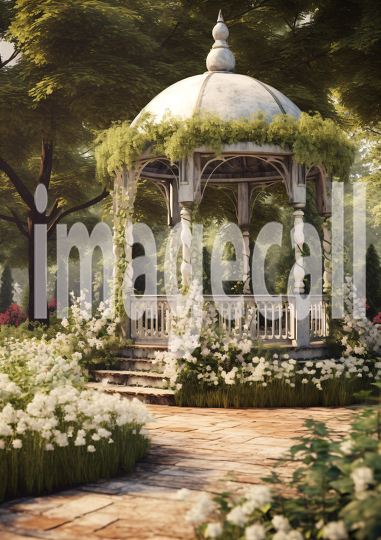 A174 Fantasy Garden Gazebo - Portrait (5)