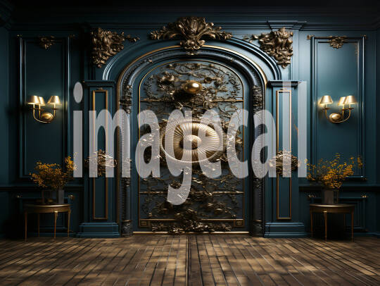 A182 Gold and Blue Door (16)