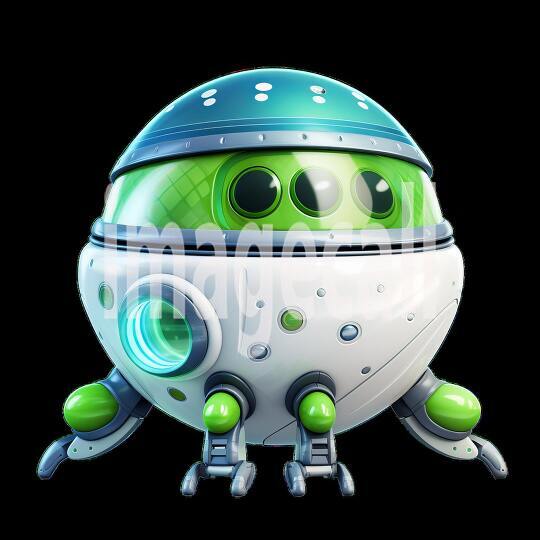 Clipart Aliens  UFO 18300dpi