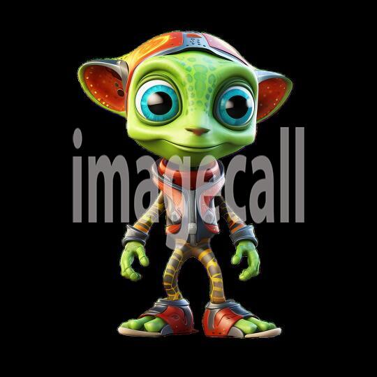 Clipart Aliens  UFO 3300dpi
