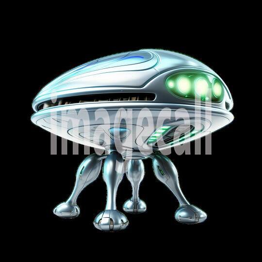 Clipart Aliens  UFO 4300dpi