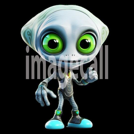Clipart Aliens  UFO 5300dpi