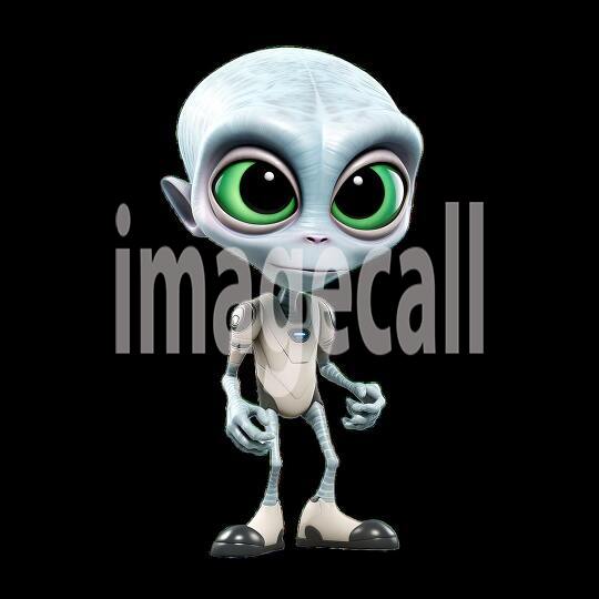 Clipart Aliens  UFO 6300dpi