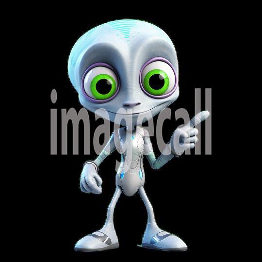 Clipart Aliens  UFO 9300dpi