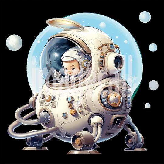 Clipart Astronauts 16300dpi