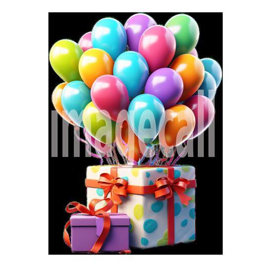 Clipart Ballon  Presents 13300dpi