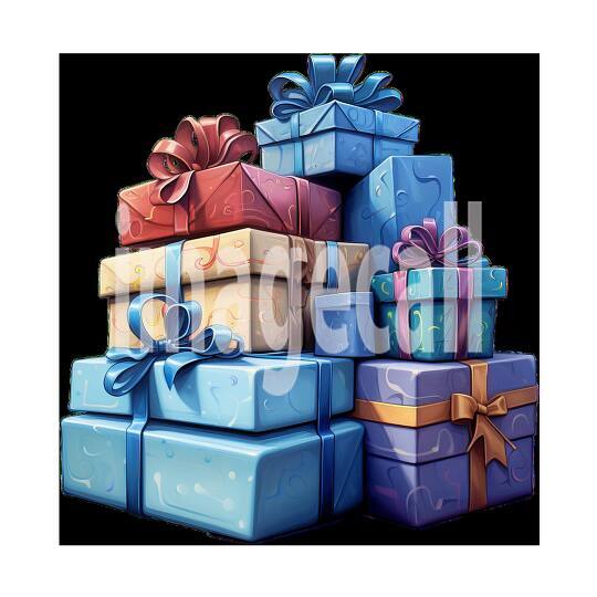 Clipart Ballon  Presents 2300dpi