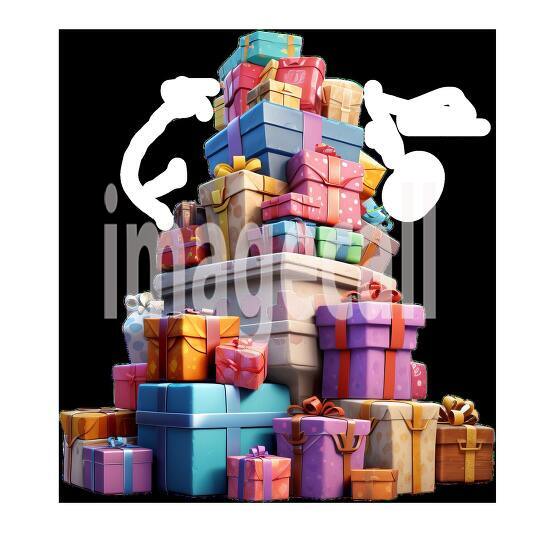 Clipart Ballon  Presents 4300dpi