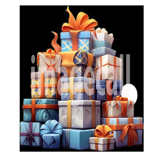 Clipart Ballon  Presents 9300dpi