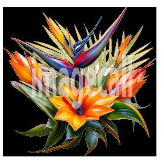 Clipart Bird of Paradise (11)