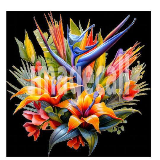 Clipart Bird of Paradise (18)