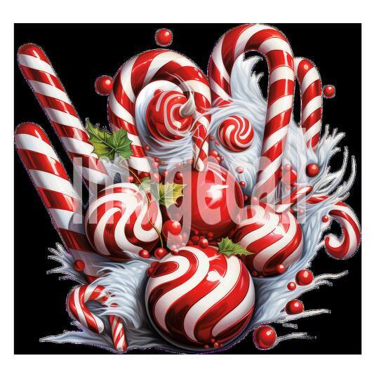 Clipart Candy Cane 1 - 300dpi
