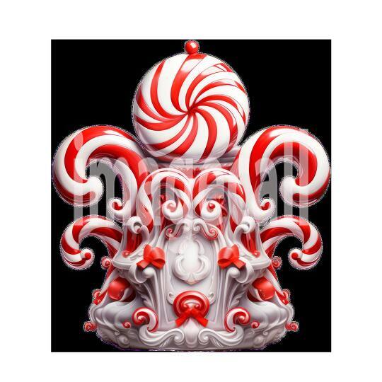 Clipart Candy Cane 10 - 300dpi