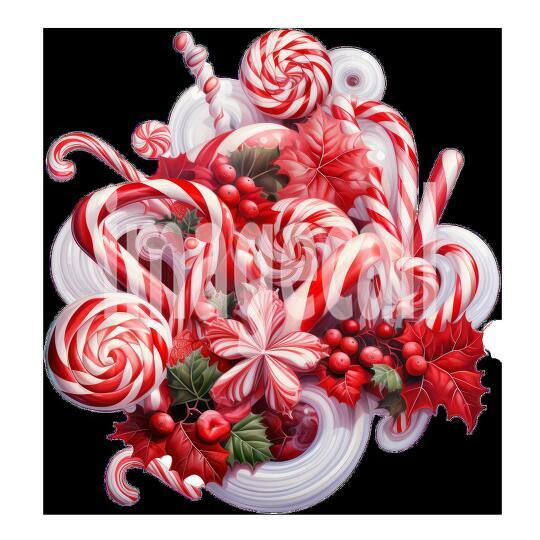 Clipart Candy Cane 13 - 300dpi