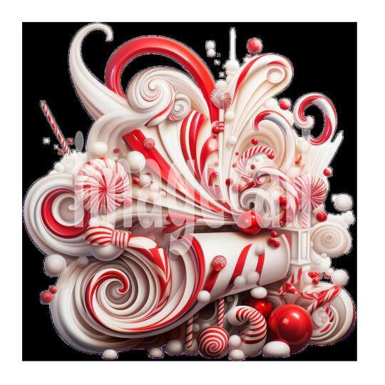 Clipart Candy Cane 15 - 300dpi