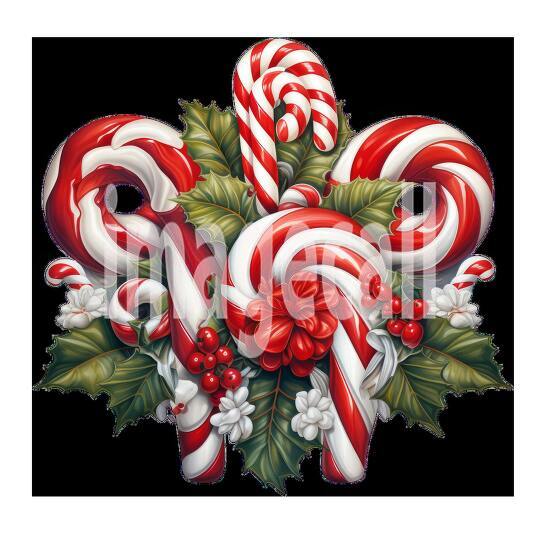 Clipart Candy Cane 17 - 300dpi