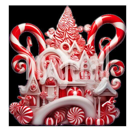 Clipart Candy Cane 2 - 300dpi