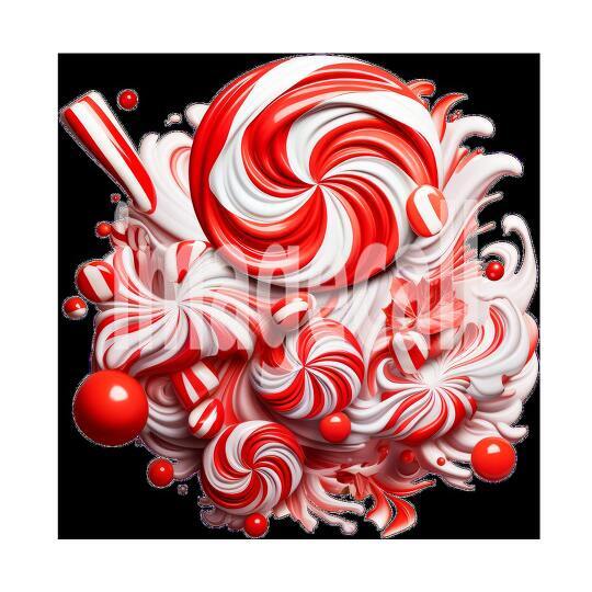 Clipart Candy Cane 4 - 300dpi