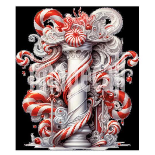 Clipart Candy Cane 8 - 300dpi