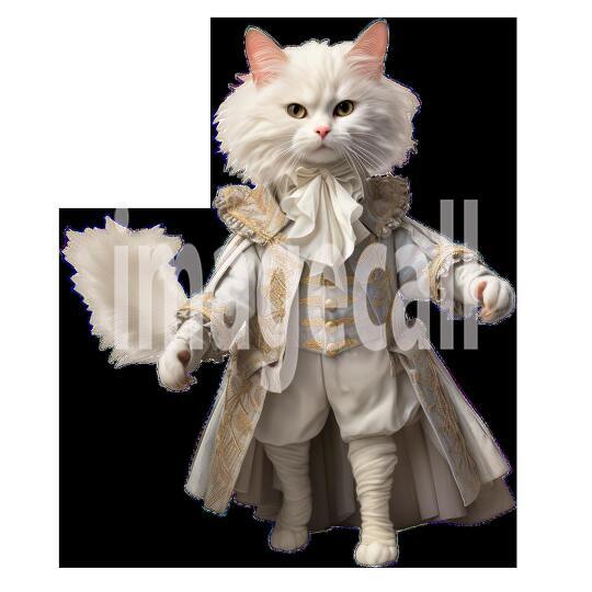 Clipart Cats In Clothes 1 - 300dpi