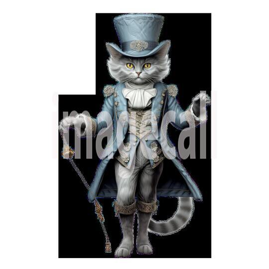 Clipart Cats In Clothes 13 - 300dpi