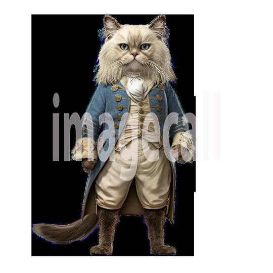 Clipart Cats In Clothes 5 - 300dpi