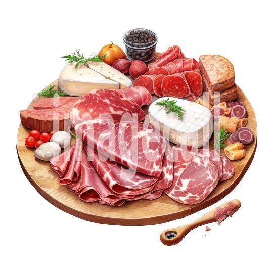 Clipart Charcuterie 10 - 300dpi