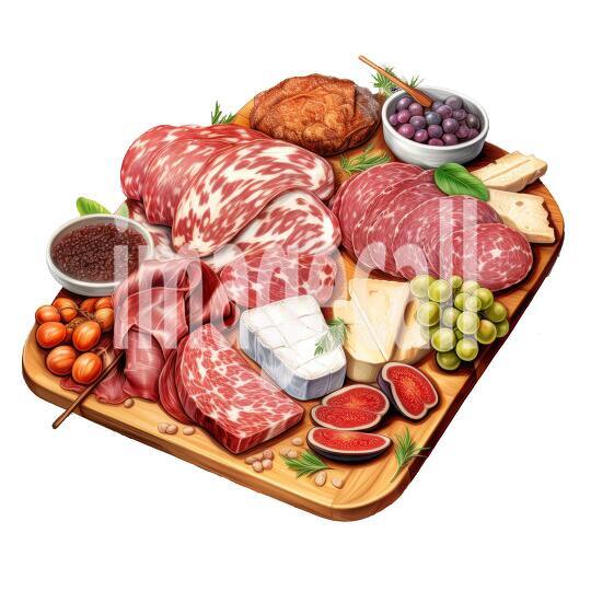 Clipart Charcuterie 11 - 300dpi
