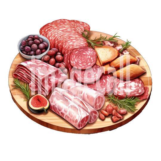 Clipart Charcuterie 15 - 300dpi