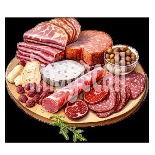 Clipart Charcuterie 2 - 300dpi